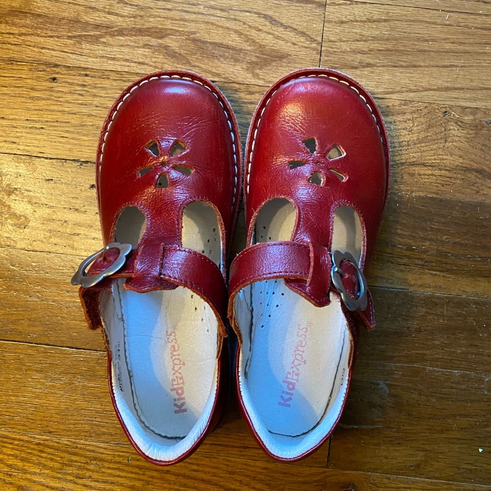 Beautiful red Mary Janes